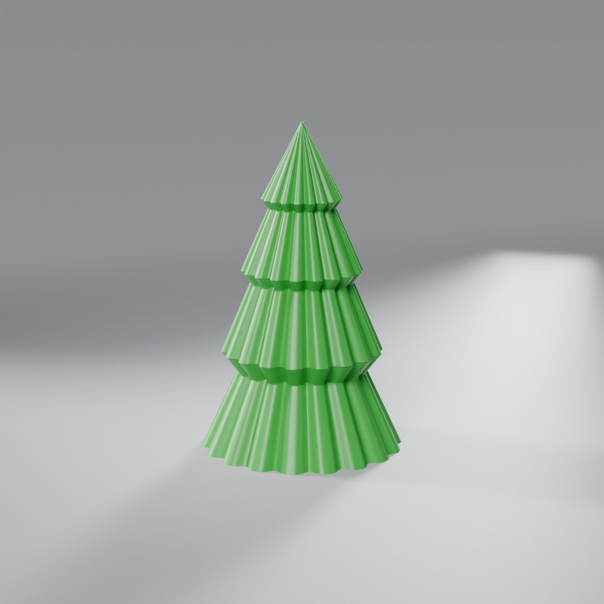 Caixa Árvore de Natal com Tampa 16 cm, Verde Grama