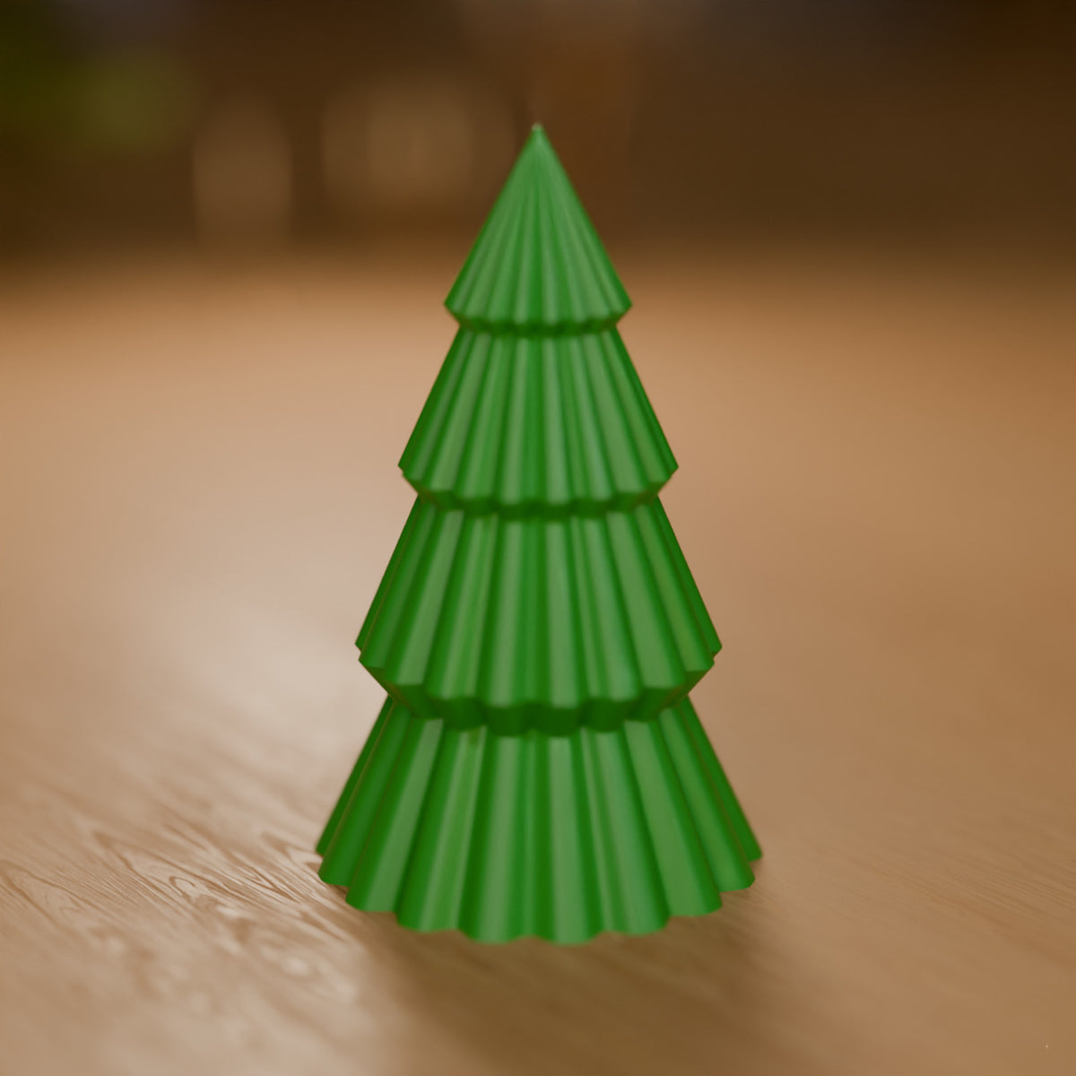 Caixa Árvore de Natal com Tampa 16 cm, detalhe