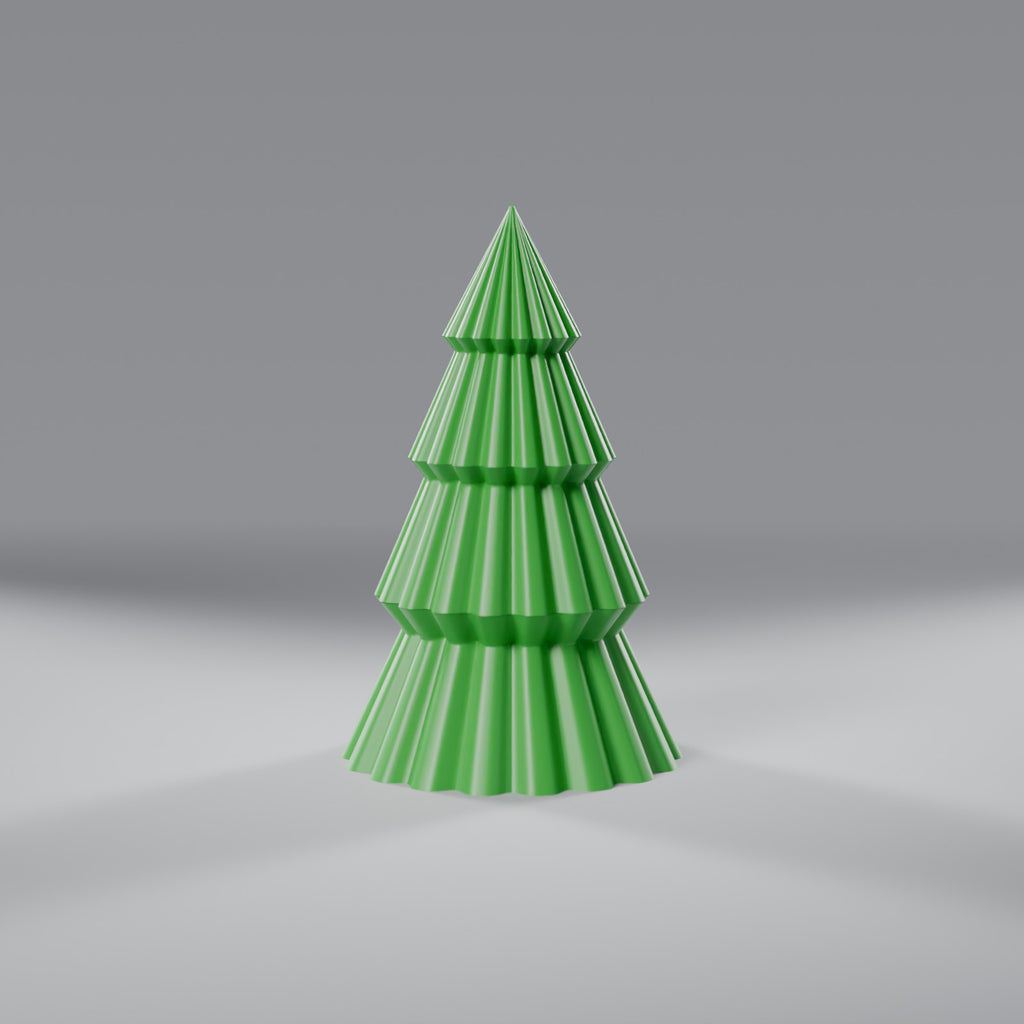 Caixa Árvore de Natal com Tampa 16 cm, vista frontal