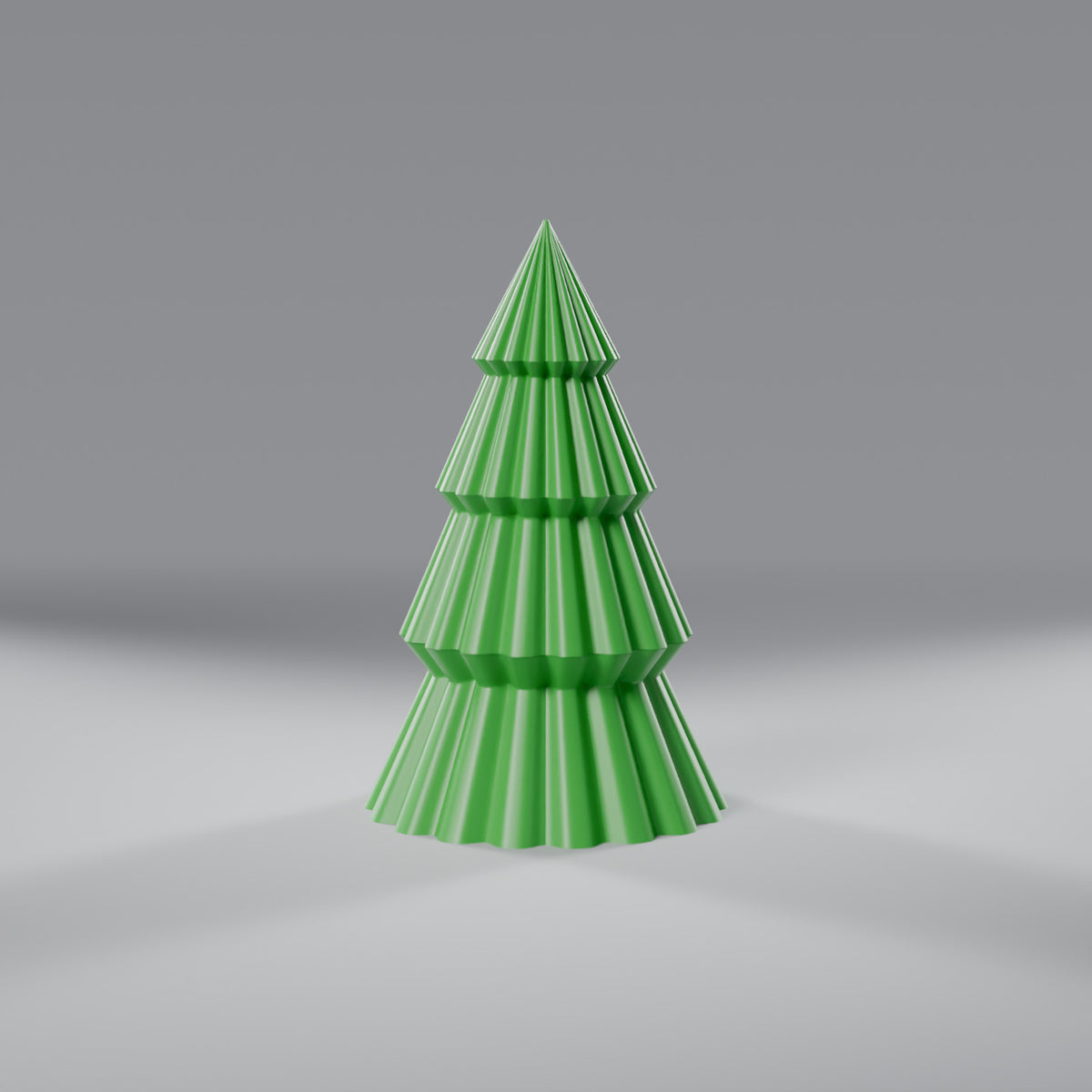 Caixa Árvore de Natal com Tampa 16 cm, vista frontal