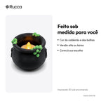 Caldeirão da Bruxa com Vela LED — Rucca 3D