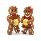 Casal Biscoitinho de Gengibre Porta-Bombom — Rucca 3D