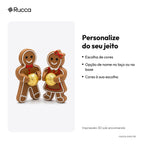 Casal Biscoitinho de Gengibre Porta-Bombom — Rucca 3D