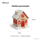 Casinha de Natal Luminosa (Vila na Neve) — Rucca 3D