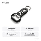 Chaveiro Abridor de Garrafa com Logo — Rucca 3D