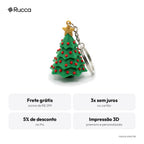Chaveiro Árvore de Natal — Rucca 3D