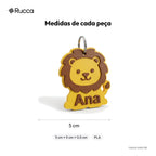 Chaveiro bichinho temático com nome — Rucca 3D