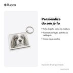 Chaveiro litofania com foto do pet — Rucca 3D