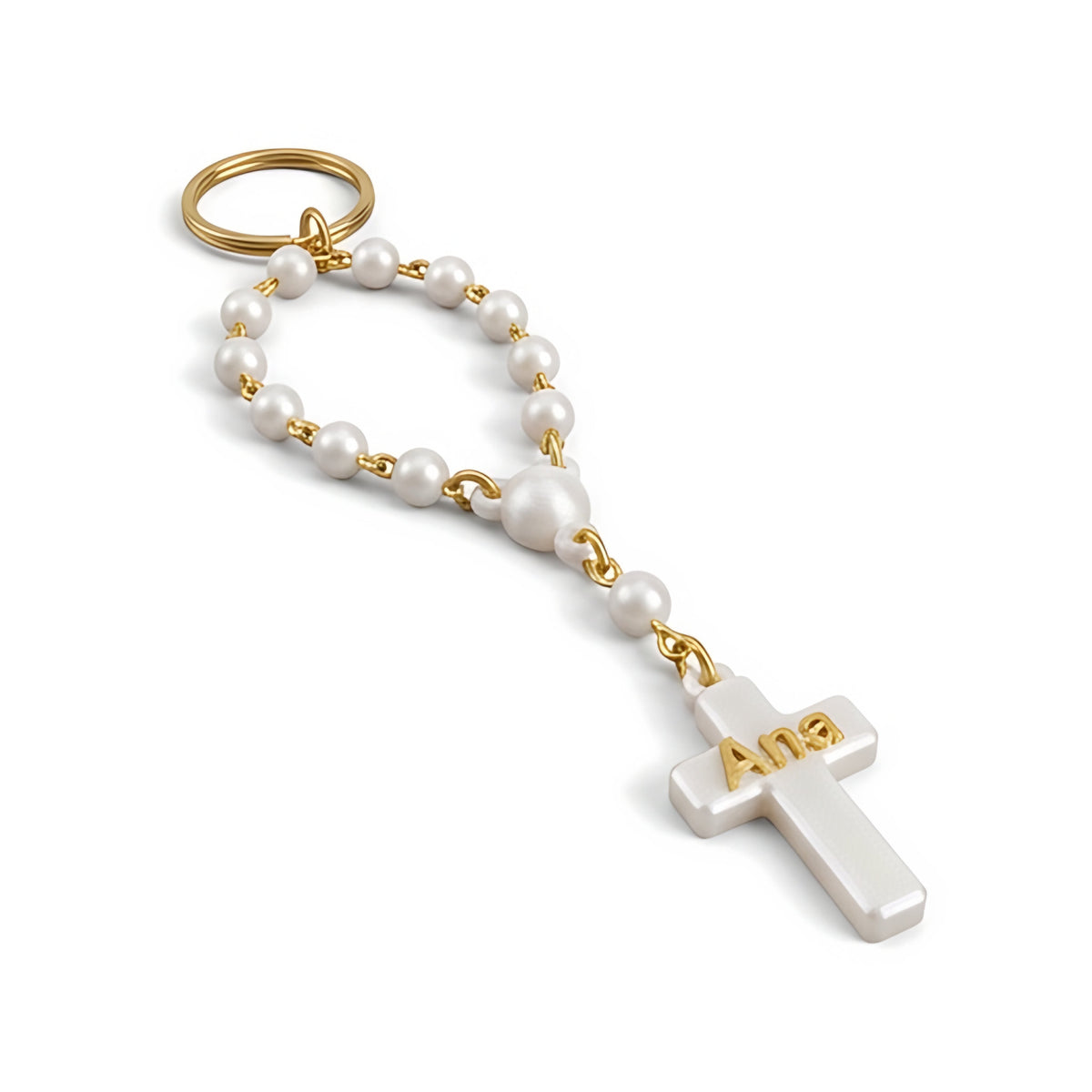 Chaveiro tercinho (dezena) 3D com nome — Rucca 3D