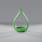 Comedouro de Pássaros Gota Minimalista para Pendurar, vista frontal