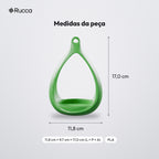 Comedouro de Pássaros Gota Minimalista para Pendurar: medidas