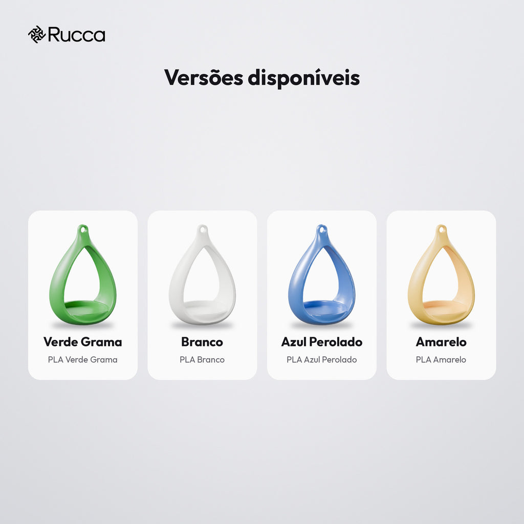 Comedouro de Pássaros Gota Minimalista para Pendurar: versões disponíveis