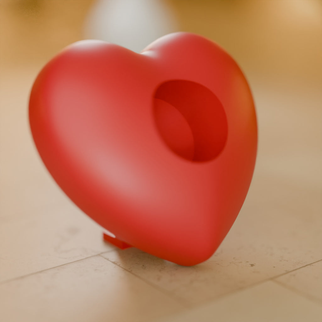 Coração Porta-Bombom de Mesa, detalhe