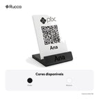 Display de Balcão QR Code Pix com Logo — Rucca 3D