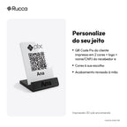 Display de Balcão QR Code Pix com Logo — Rucca 3D