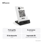 Display de Balcão QR Code Pix com Logo — Rucca 3D