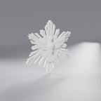 Divino Espírito Santo com Raios 15 cm, Branco