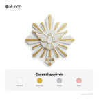Divino Espírito Santo de Parede com Raios — Rucca 3D