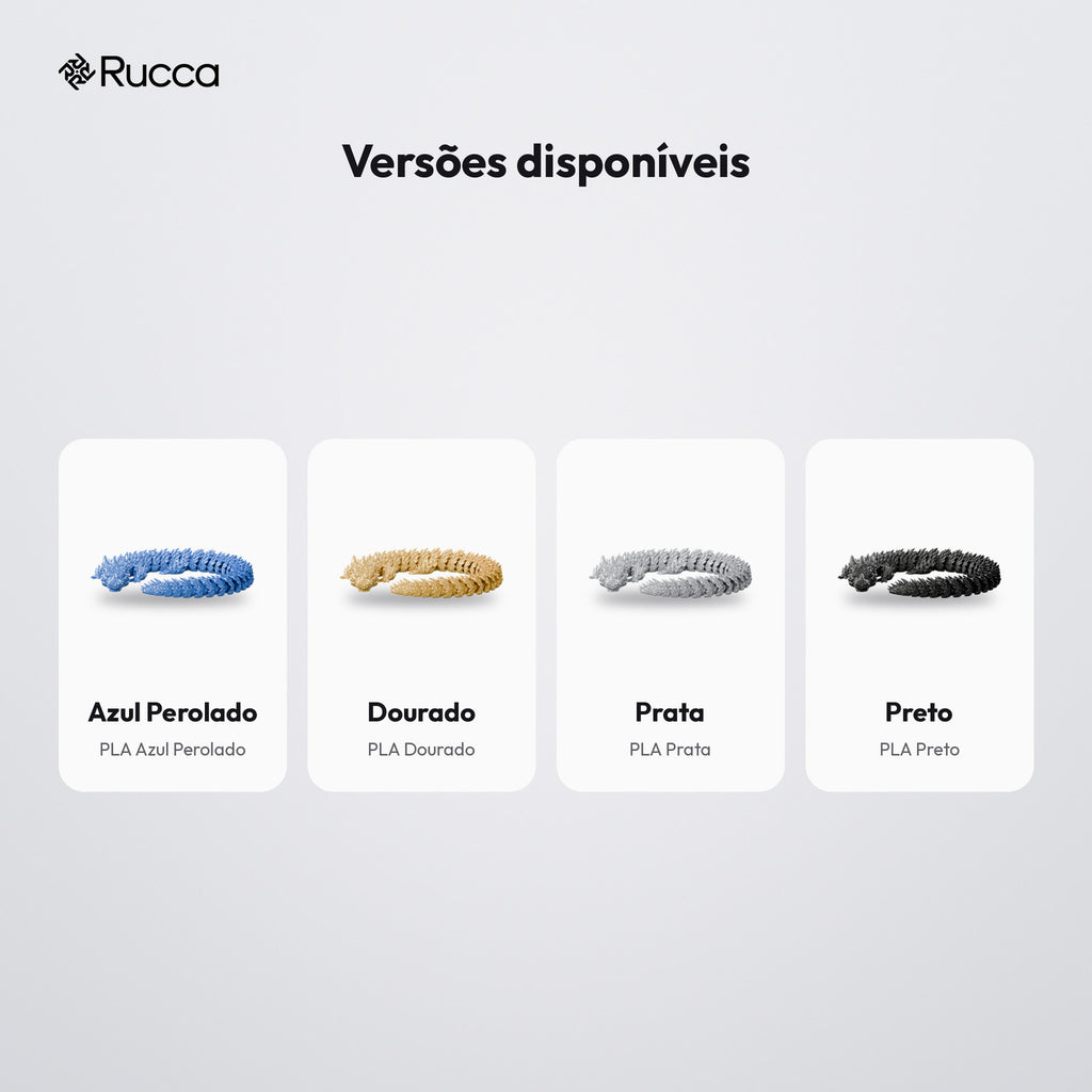 Dragão Articulado Flexível: versões disponíveis
