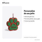 Enfeite de Natal Pet com Nome (Patinha ou Osso) — Rucca 3D