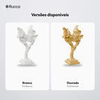 Escultura Beijo Abstrato Decorativa 24 cm: versões disponíveis