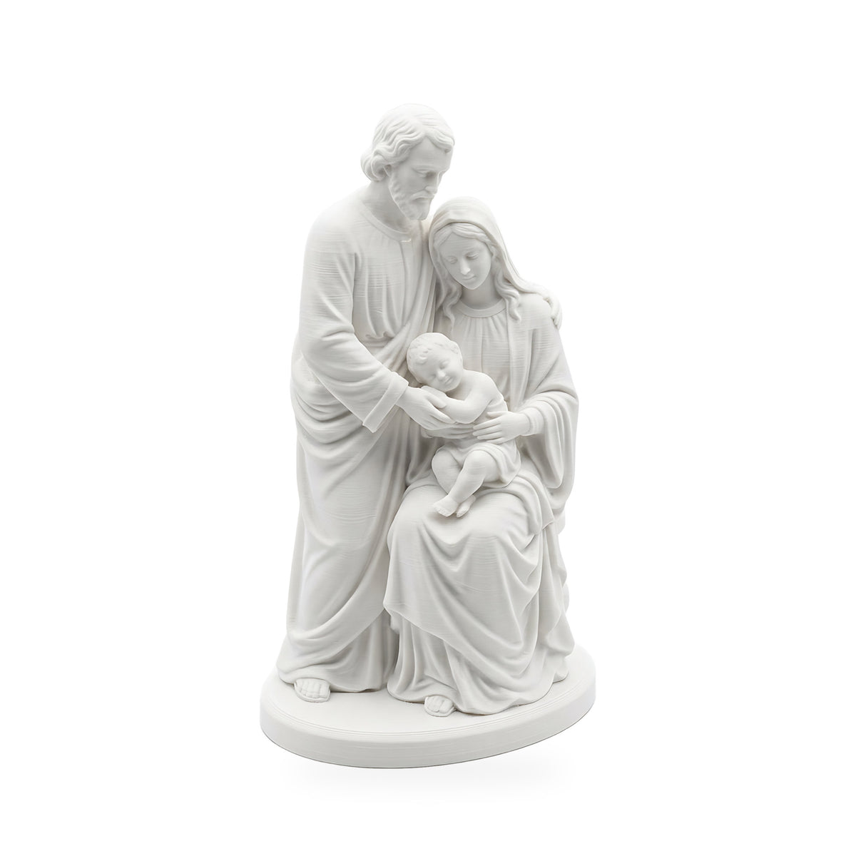 Escultura Sagrada Família Amor em Família — Rucca 3D