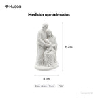 Escultura Sagrada Família Amor em Família — Rucca 3D