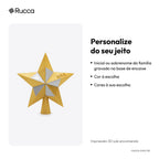 Estrela Ponteira Geométrica para Árvore de Natal — Rucca 3D