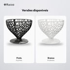 Fruteira Orgânica Vazada Eleganza 24 cm: versões disponíveis