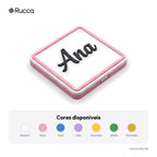 Ímã de geladeira personalizado com nome e data — Rucca 3D