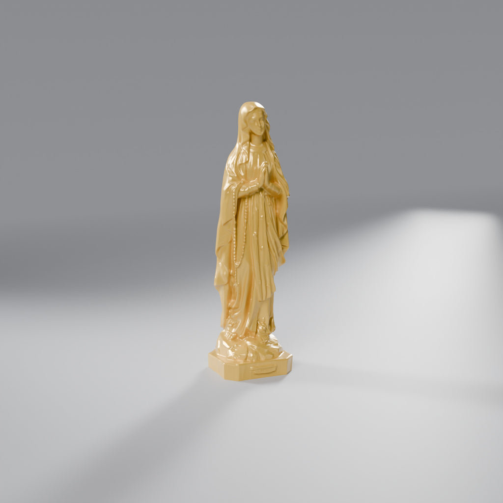 Imagem de Nossa Senhora de Lourdes 24,5 cm, Dourado