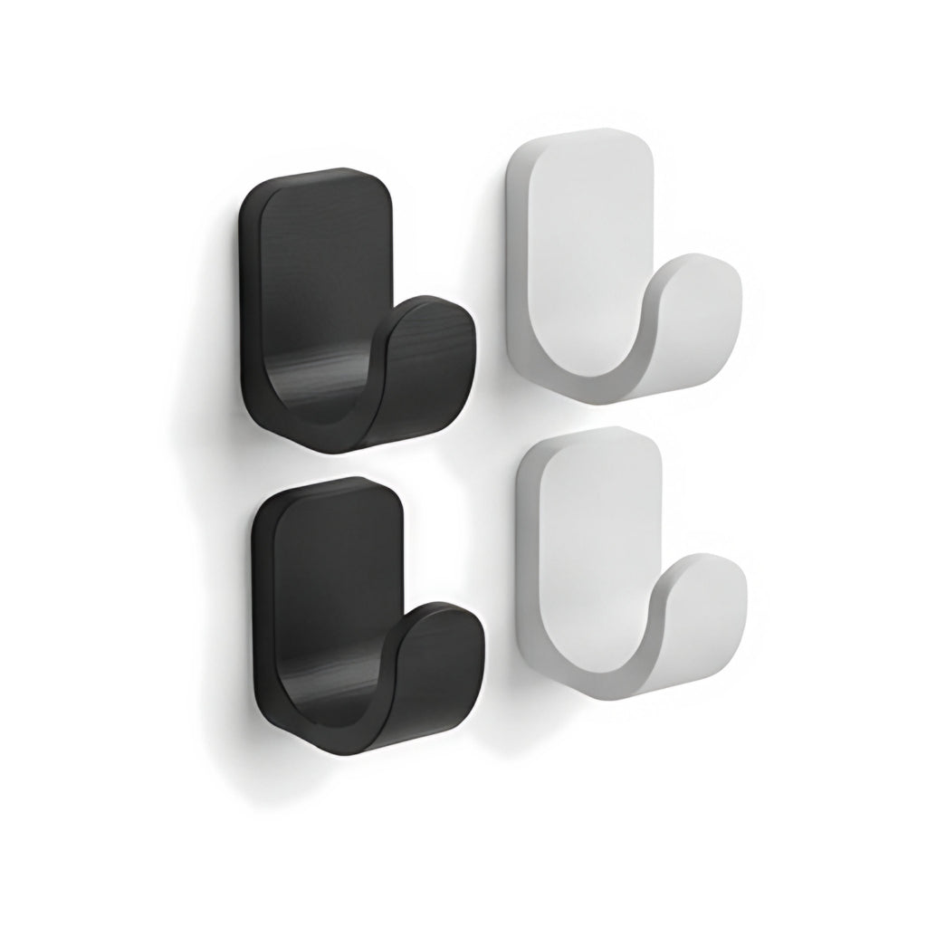 Kit 4 Ganchos de Parede Minimalistas — Rucca 3D