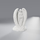Luminária Anjo da Guarda com Cruz para Vela LED