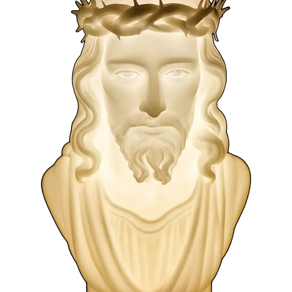 Luminária Busto de Jesus com Coroa de Espinhos — Rucca 3D