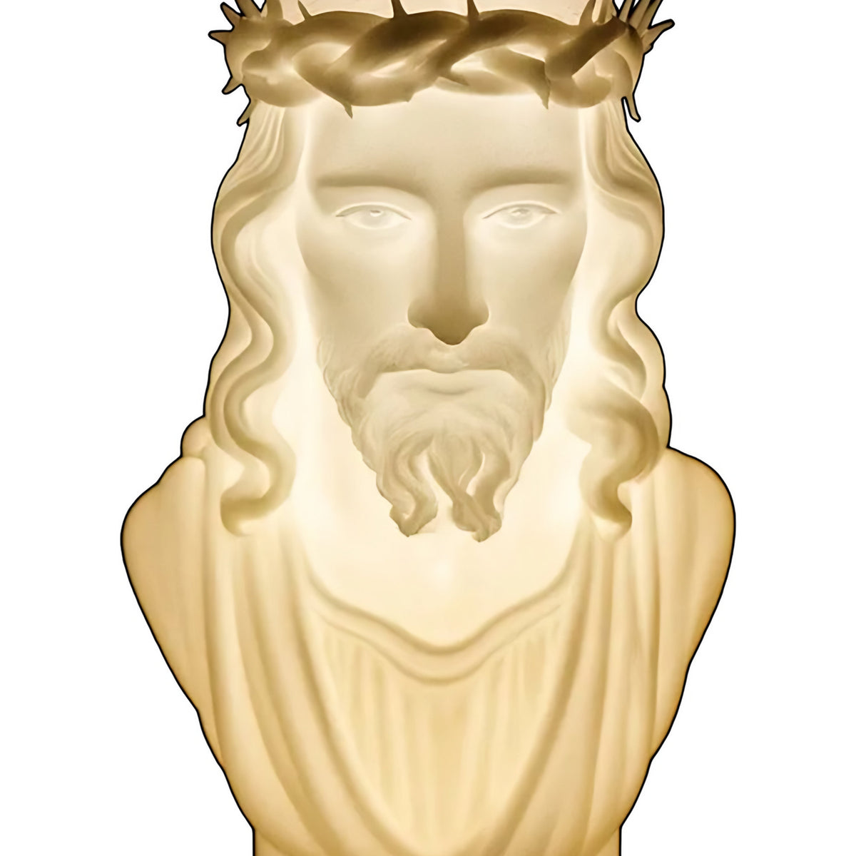 Luminária Busto de Jesus com Coroa de Espinhos — Rucca 3D