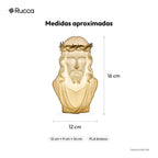 Luminária Busto de Jesus com Coroa de Espinhos — Rucca 3D