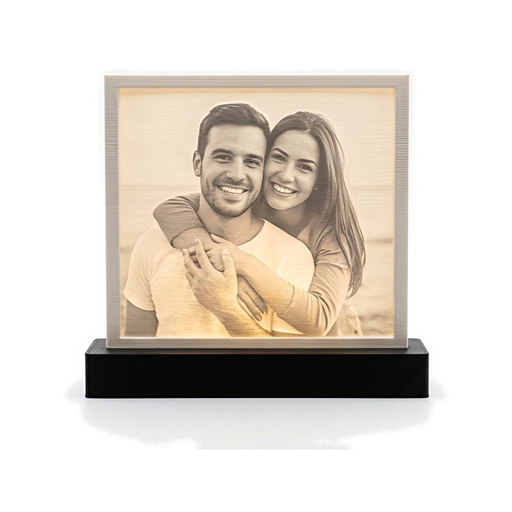 Luminária Litofania com Foto — Rucca 3D
