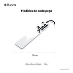 Marcador de página personalizado com nome — Rucca 3D