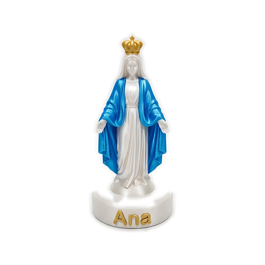 Mini imagem religiosa 3D com base personalizada — Rucca 3D