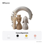 Noivos Estilizados sob Arco com Nomes — Rucca 3D