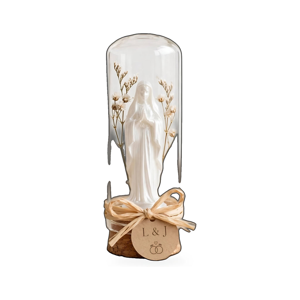 Nossa Senhora na Redoma com Flores Secas — Rucca 3D