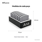Organizador de cartuchos de jogos com nome (24 espaços) — Rucca 3D