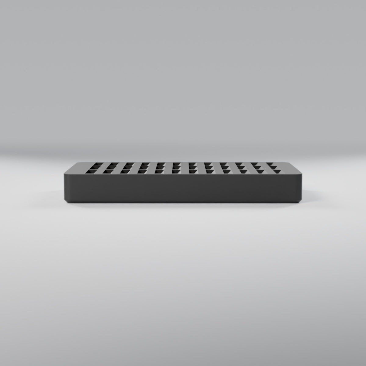 Organizador de Mesa para 36 Cartuchos de Jogos, vista frontal