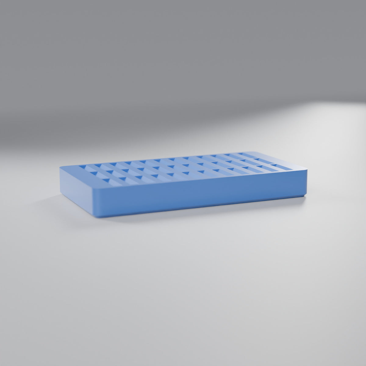 Organizador de Mesa para 36 Cartuchos de Jogos, Azul Perolado