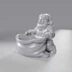 Papai Noel com Saco Porta-Doces, Prata