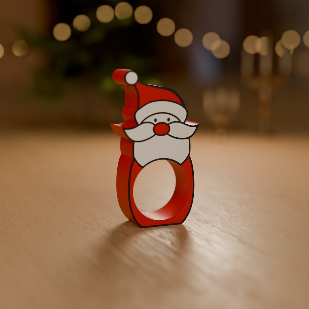 Papai Noel Porta-Bombom decorando o ambiente