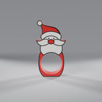 Papai Noel Porta-Bombom, vista frontal