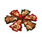 Petisqueira Modular Estrela de Natal (6 Bandejas Árvore) — Rucca 3D