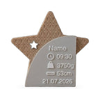 Plaquinha de Nascimento Estrela — Rucca 3D