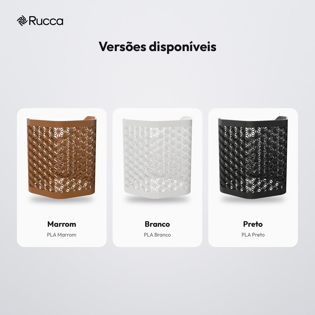 Porta-Canetas Asanoha Estilo Kumiko: versões disponíveis